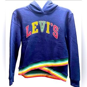 New Levi’s Youth pullover Sweater/Hoodie Size Large -12-13 yrs 🍁🎄❤️